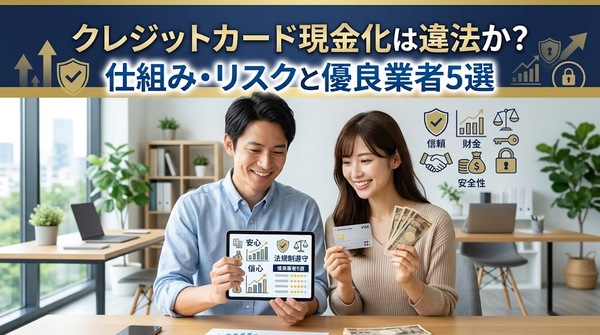 クレジットカード現金化は違法か？仕組み・リスクと優良業者5選